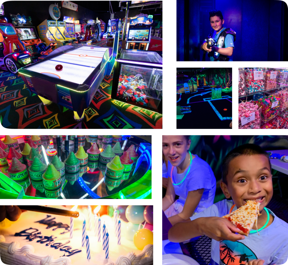 GlowZone 360 mini golf in Brampton, Ontario